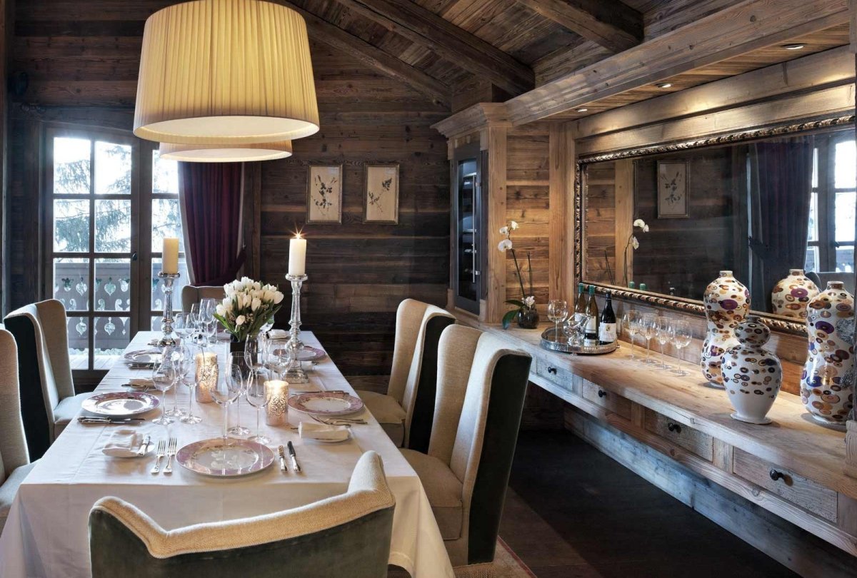 Шале в Куршевеле интерьеры