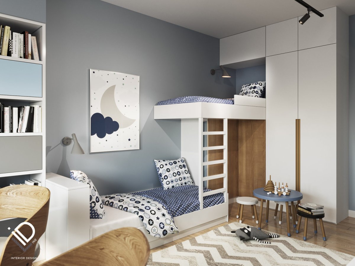 Зонирование подростковой комнаты для мальчика