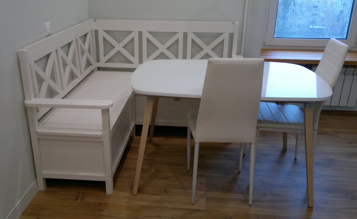 Угловая скамейка на кухню икеа