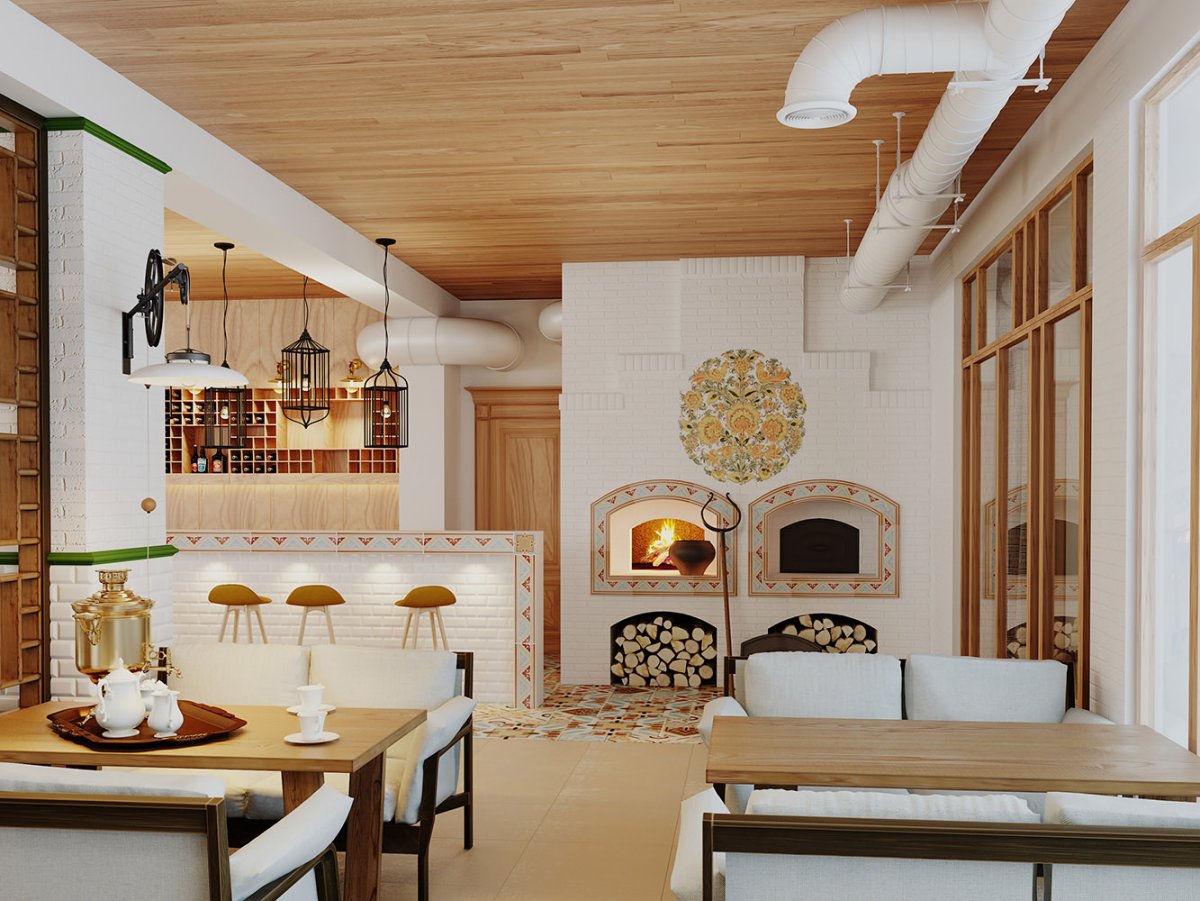 Старорусский стиль в интерьере