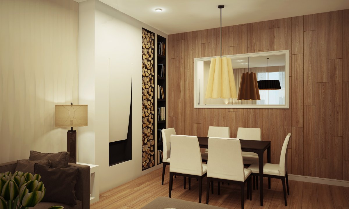 Стеновые панели в интерьере