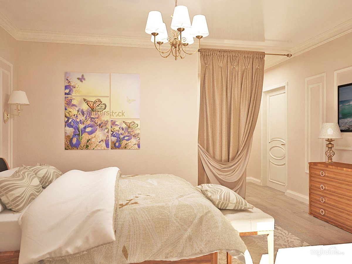 Картины в пастельных тонах для спальни