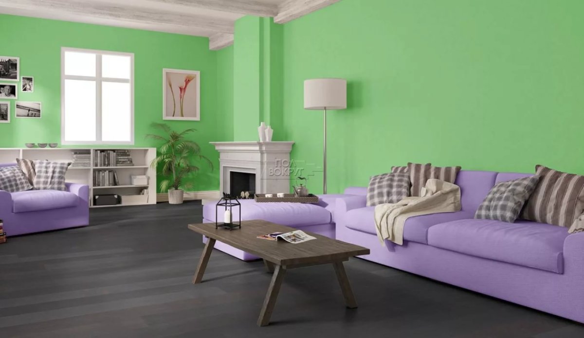 Светлый цвет стен в интерьере