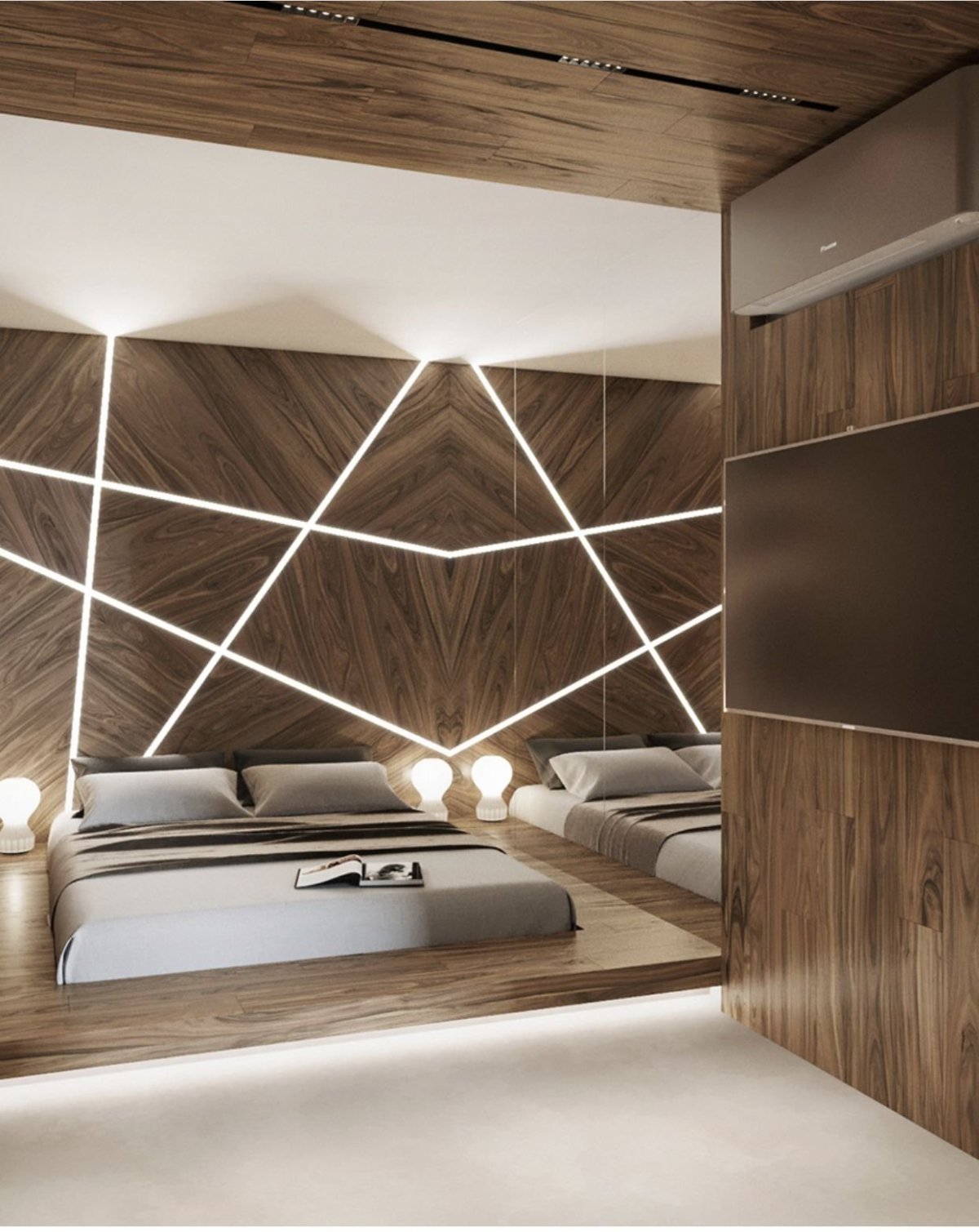 Современные деревянные стеновые панели