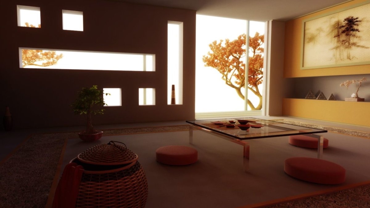 Лампа в китайском стиле