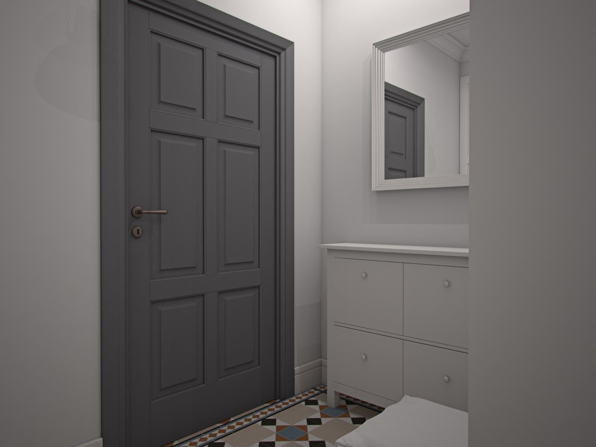 Прихожая в американском стиле