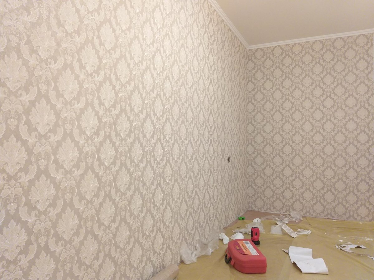 Комбинирование обоев в хрущевке