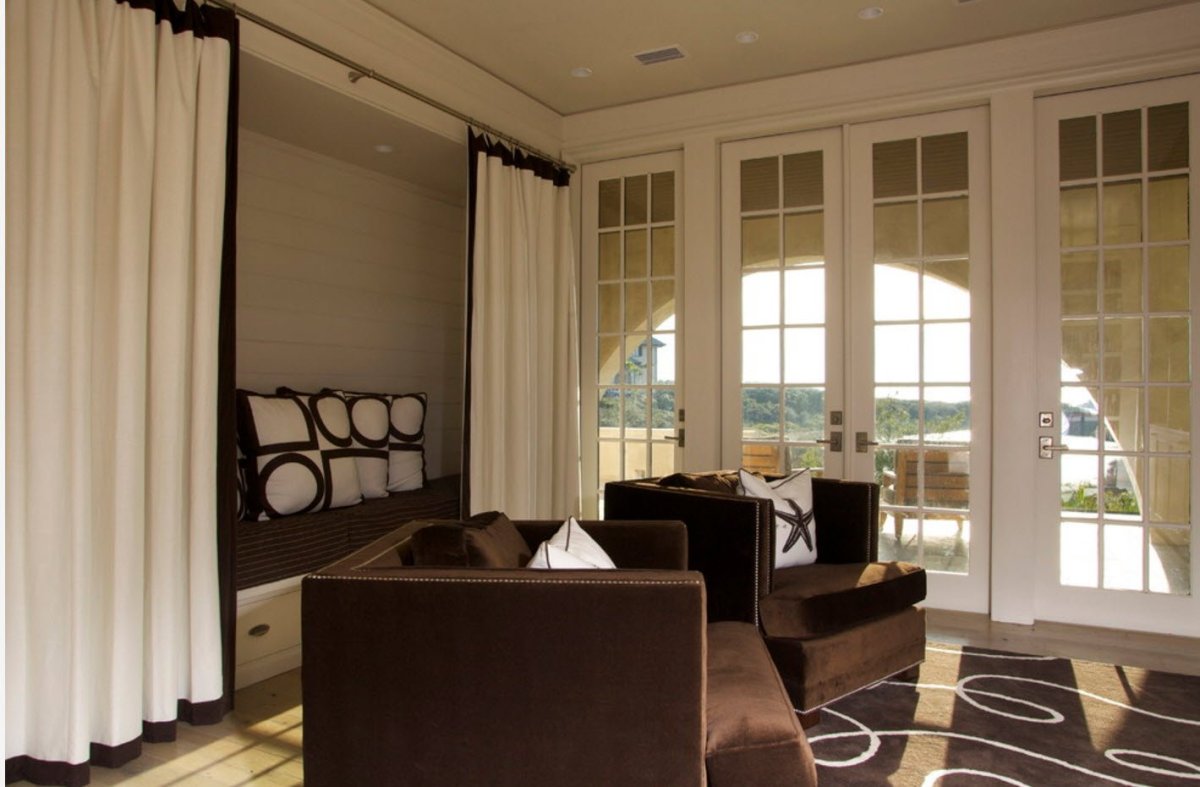 Шторы на панорамные окна