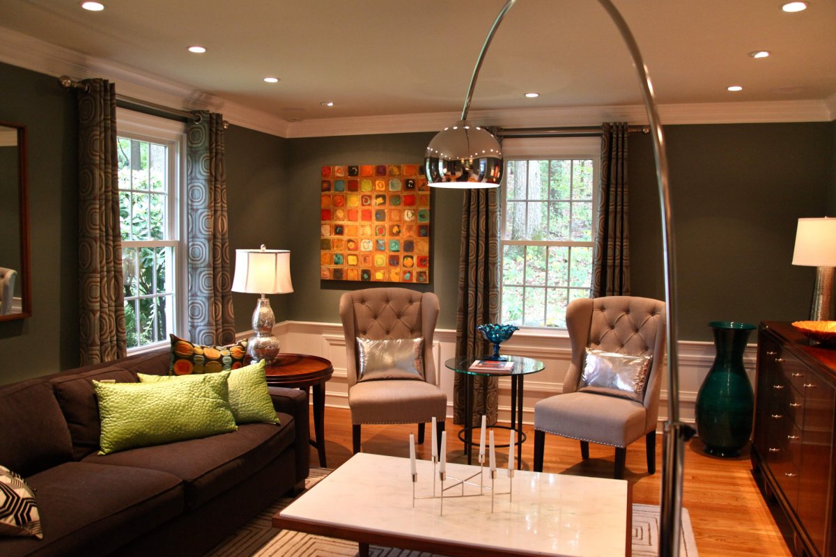 Спальня с фонариками