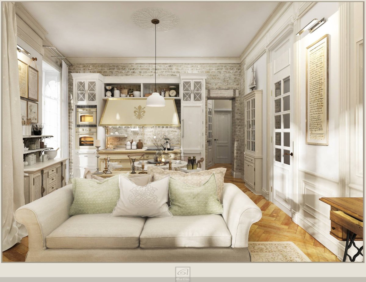 Маленькие французские квартиры интерьер