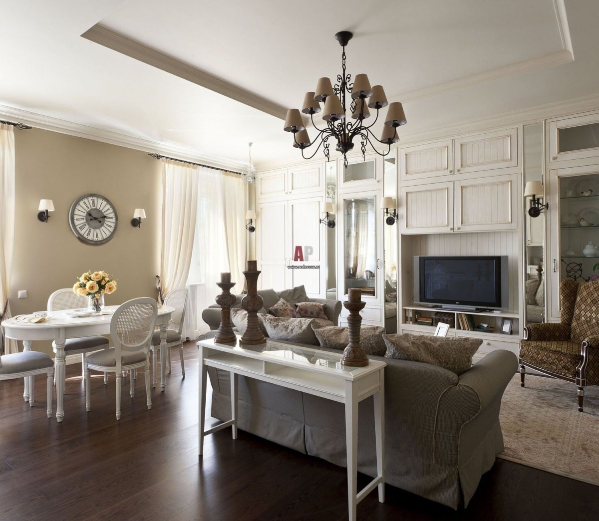 Интерьер маленькой французской квартиры