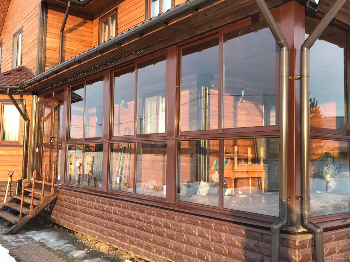 Палаццо остекление террасы