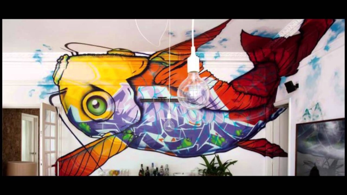 Граффити на стене