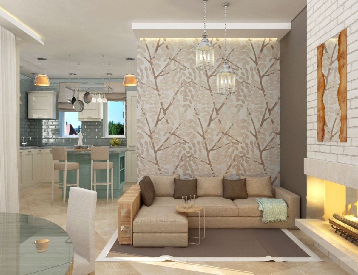 Однокомнатная квартира -студия в стиле Прованс