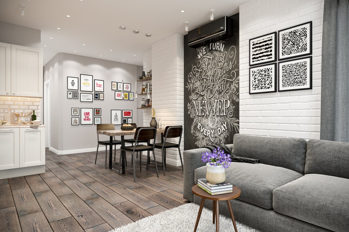 Кухня-гостиная 10 кв.м