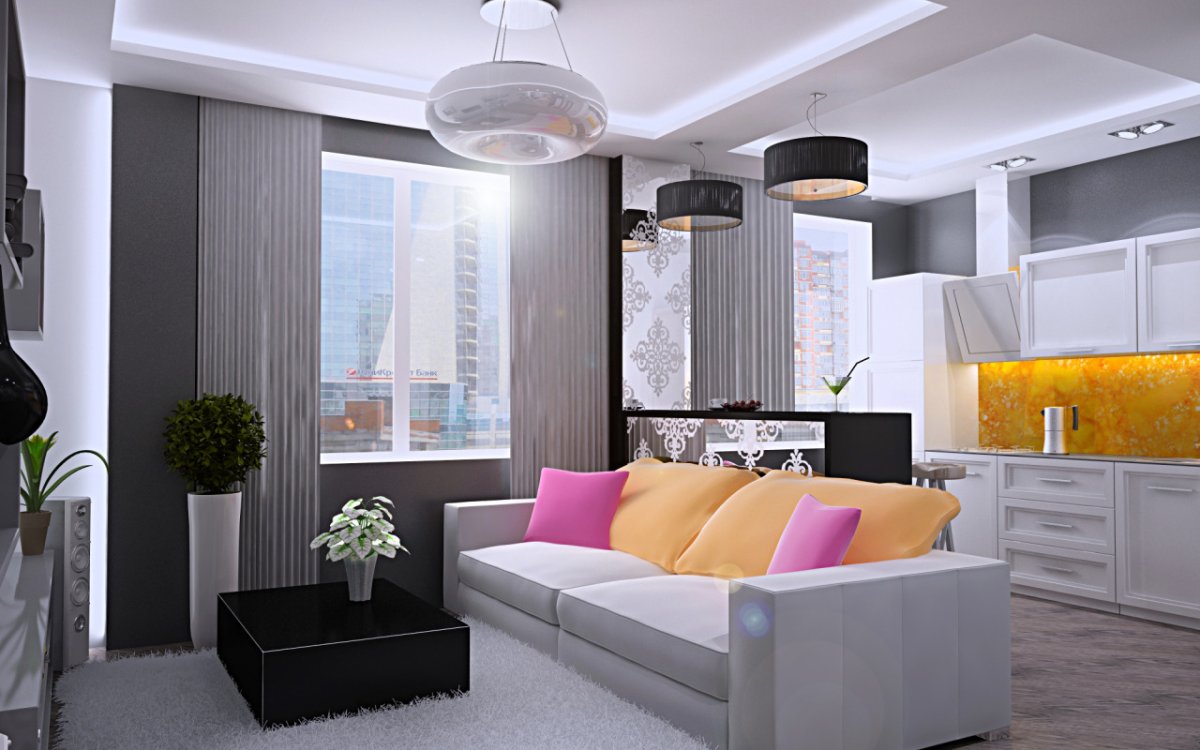 Обои для студии квартиры