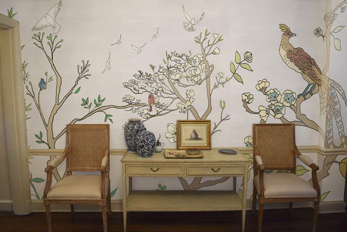 Роспись Шинуазри Harrachov