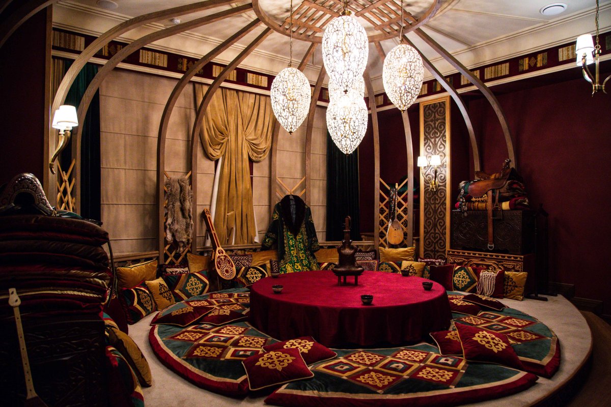 Казахский стиль в интерьере