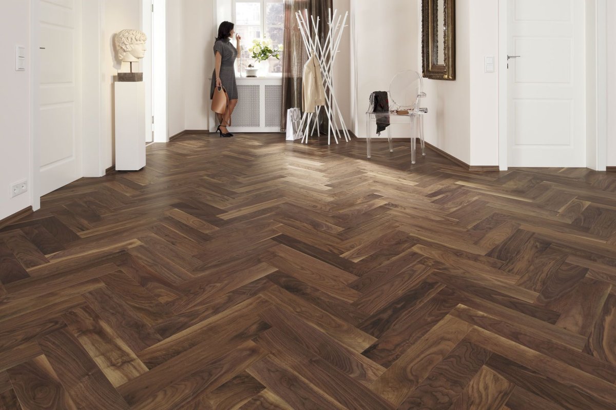 Ламинат елочкой