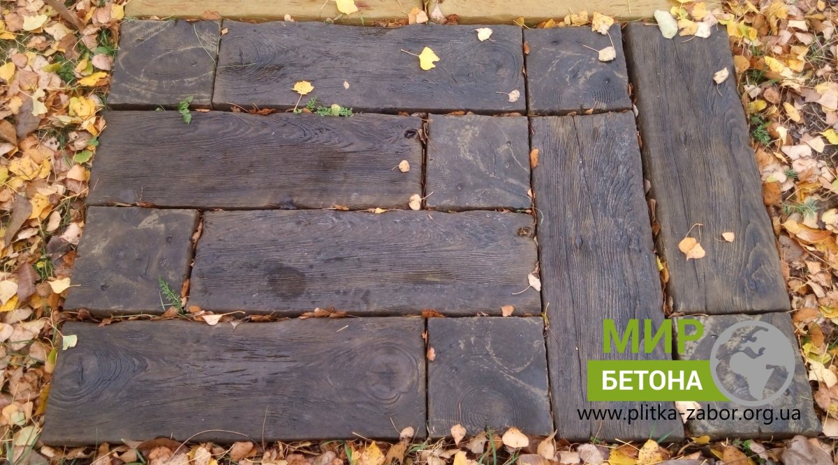 Тротурная плитка "Корабельная доска"