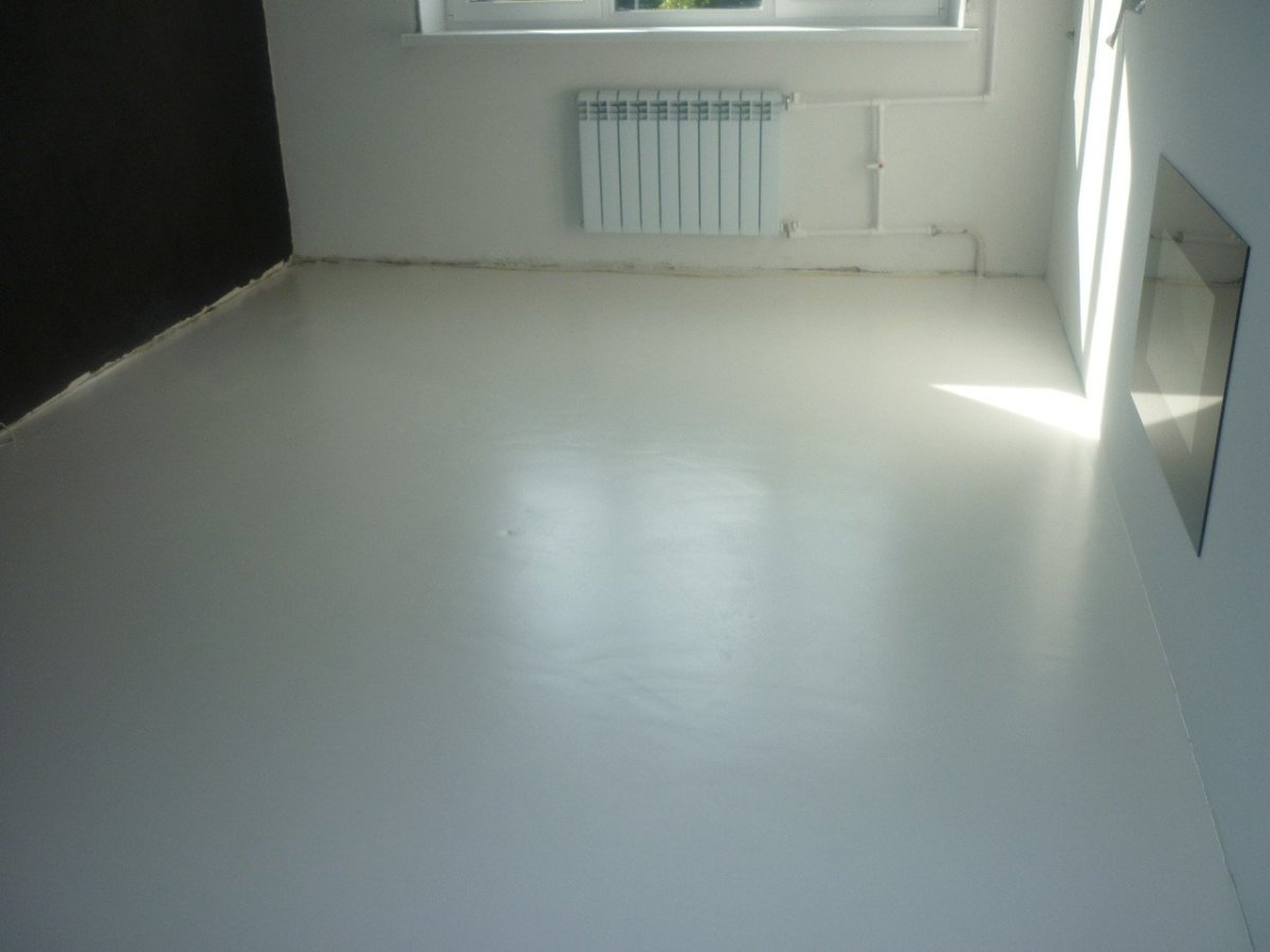 Заливной пол прозрачный