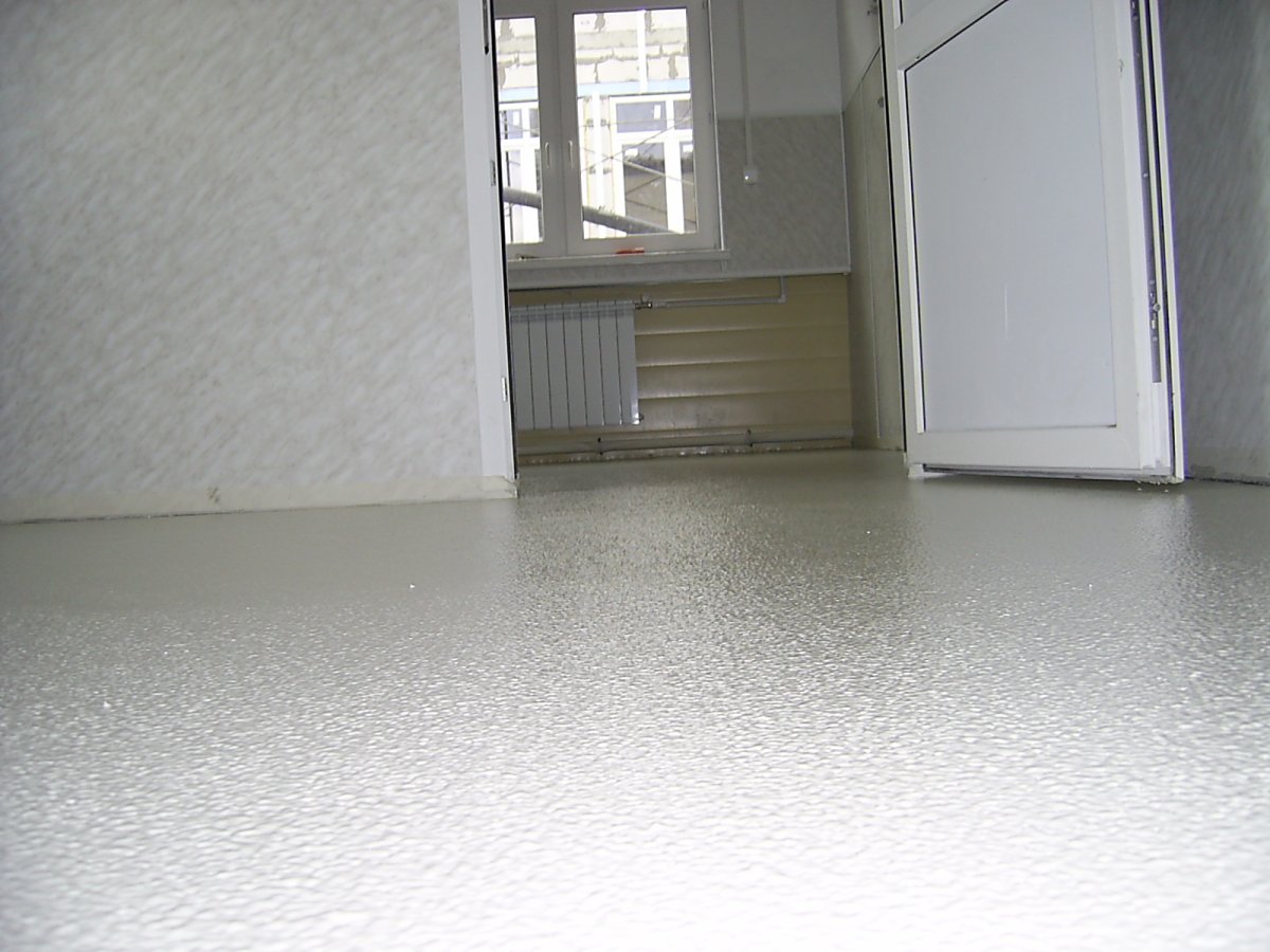 Полимерный пол черный