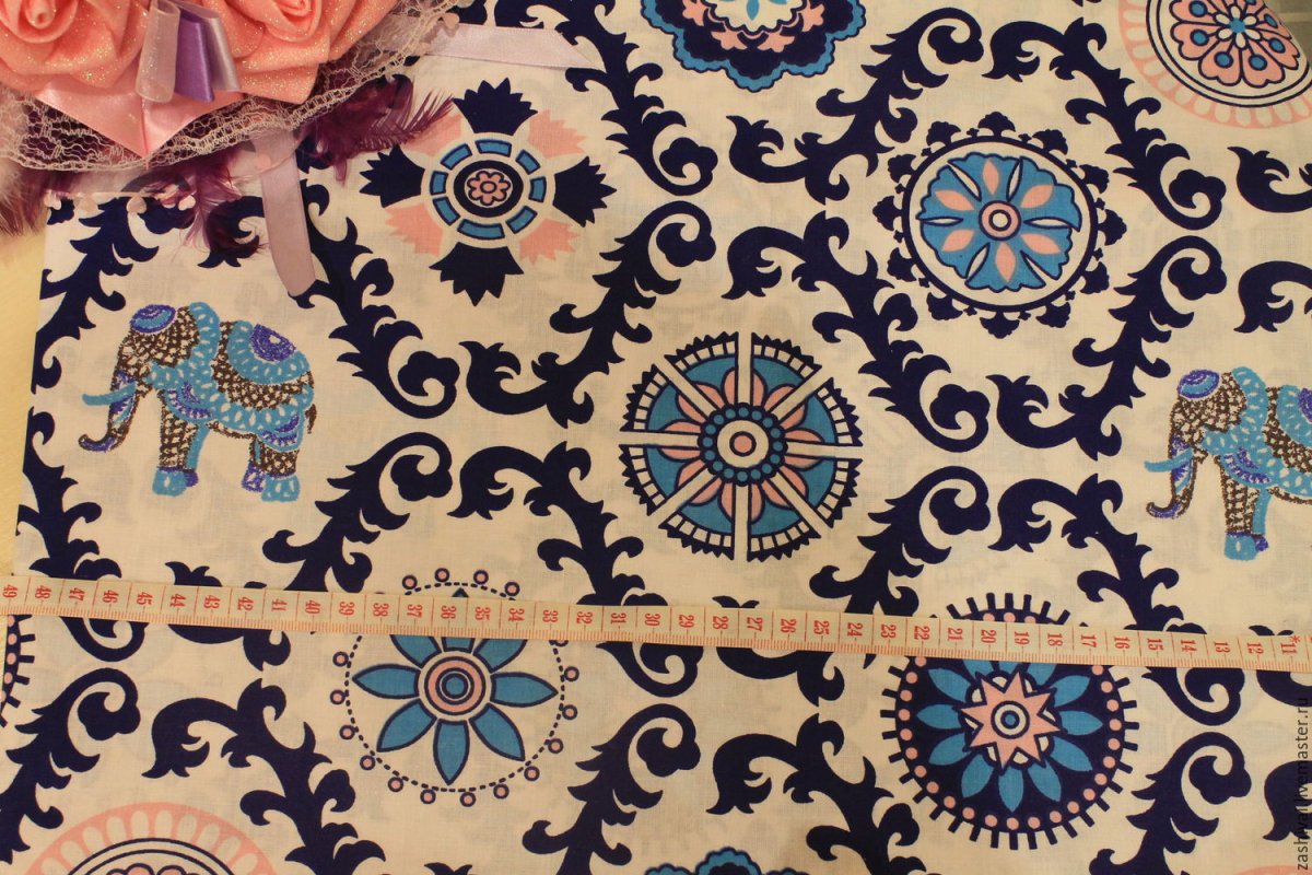 Мебельный бархат с восточным рисунком