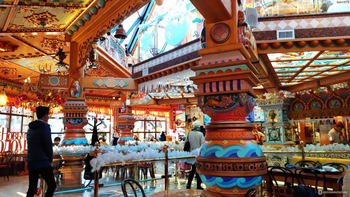 Дизайн кафе в русском стиле