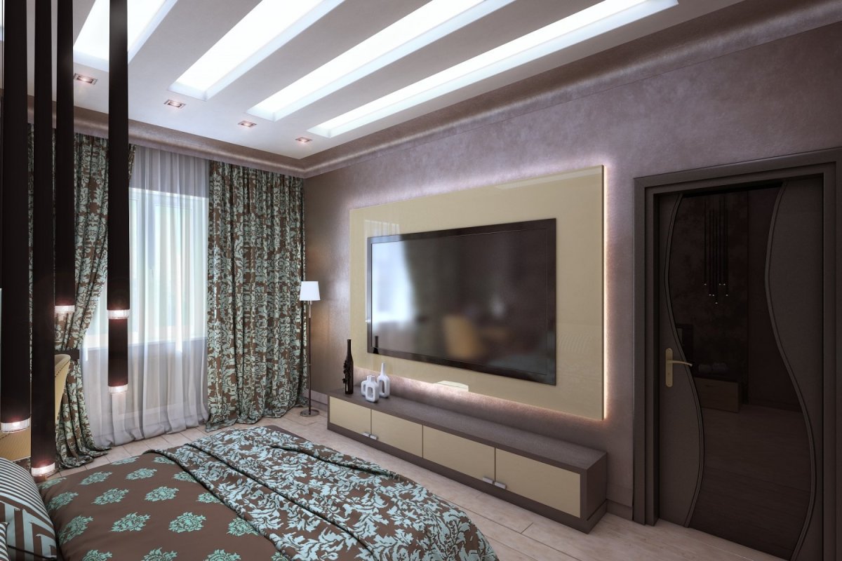 Телевизор на стене