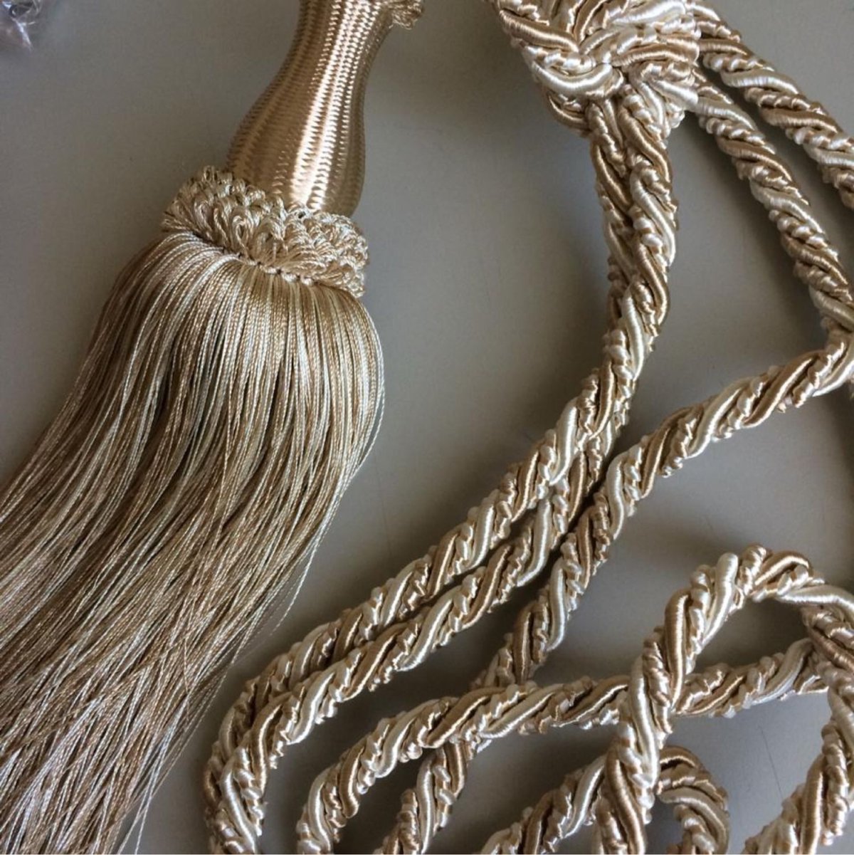 Подхваты для штор из джута