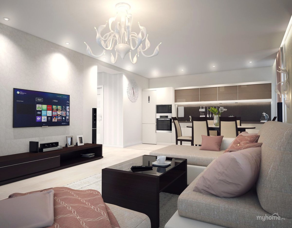 Бежево кофейный интерьер