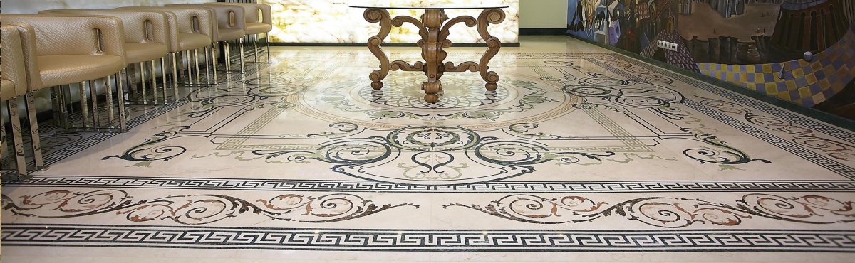 Гранитный пол на Калужской