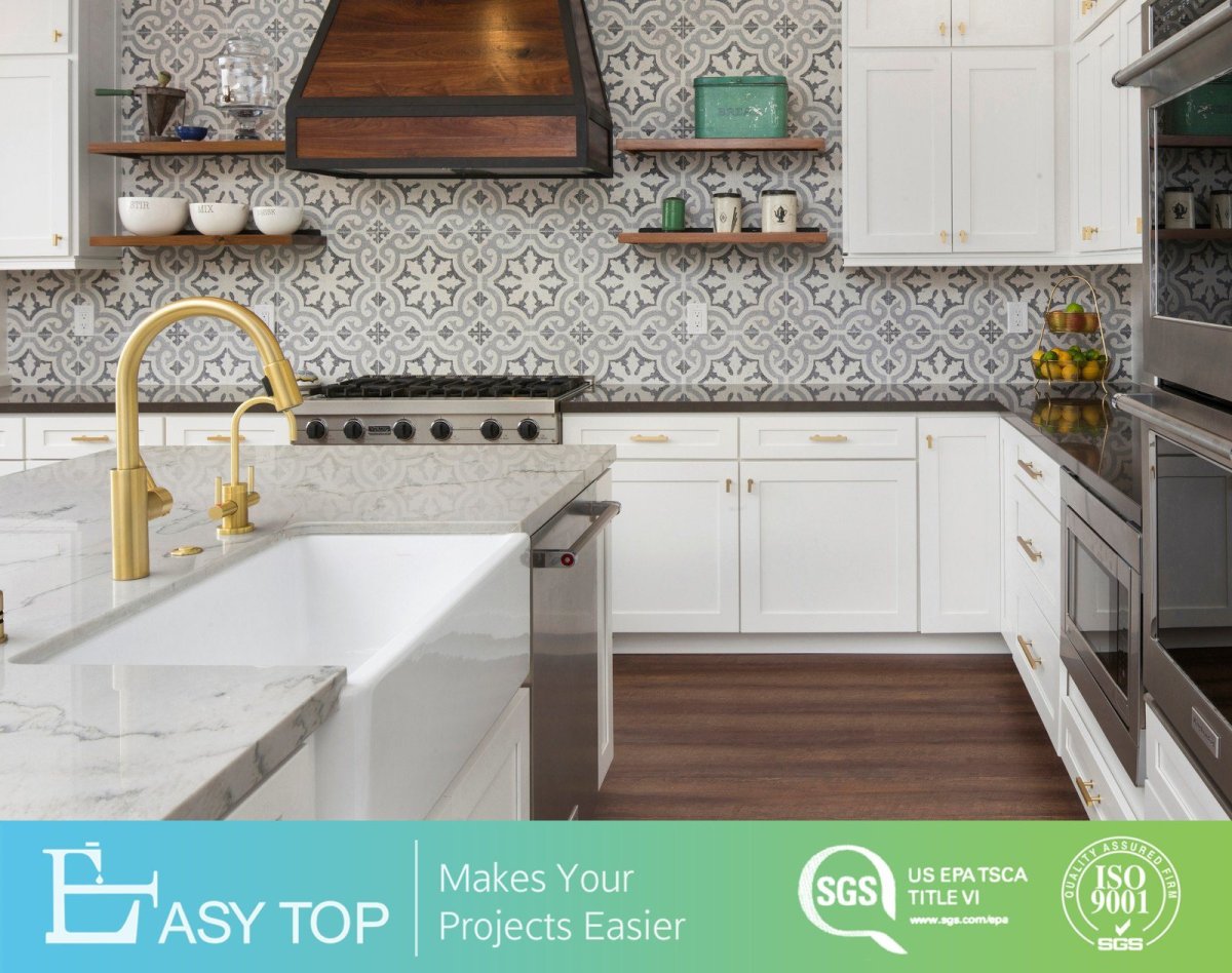 Метлахская плитка на фартук кухни