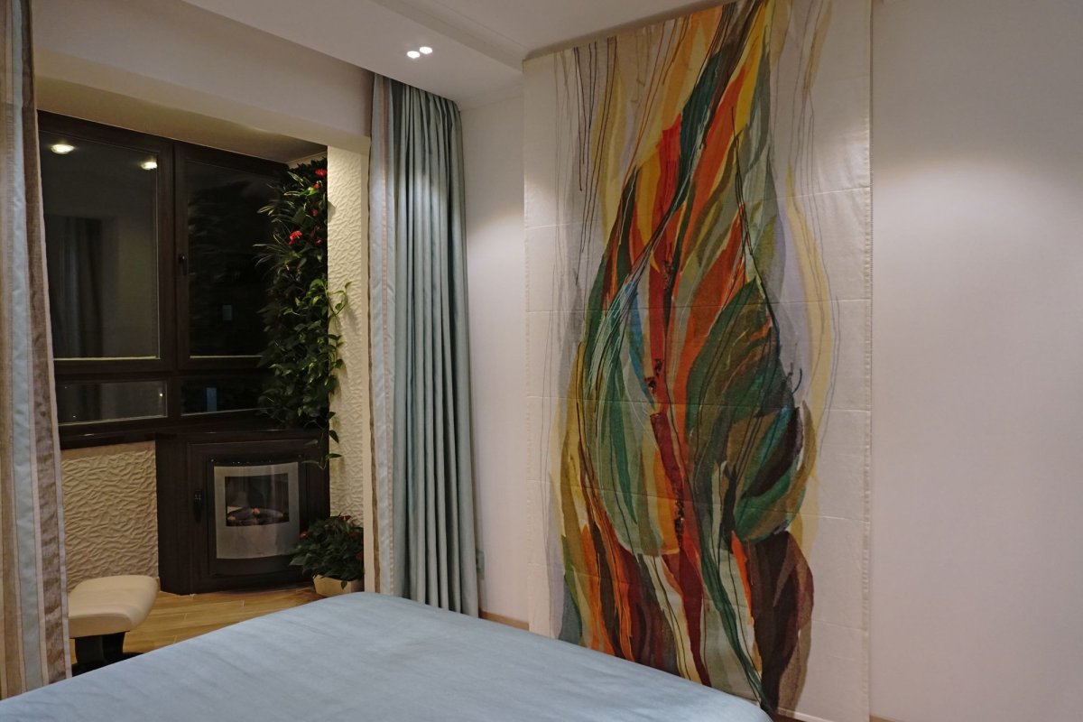 Стенные панели с гобеленом