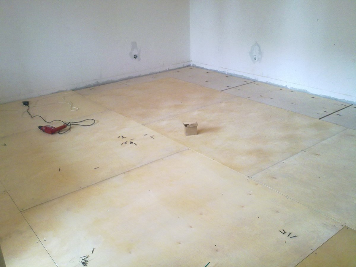 ОСП плита на пол под ламинат