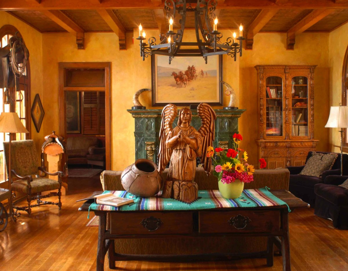 Мексиканский дом внутри