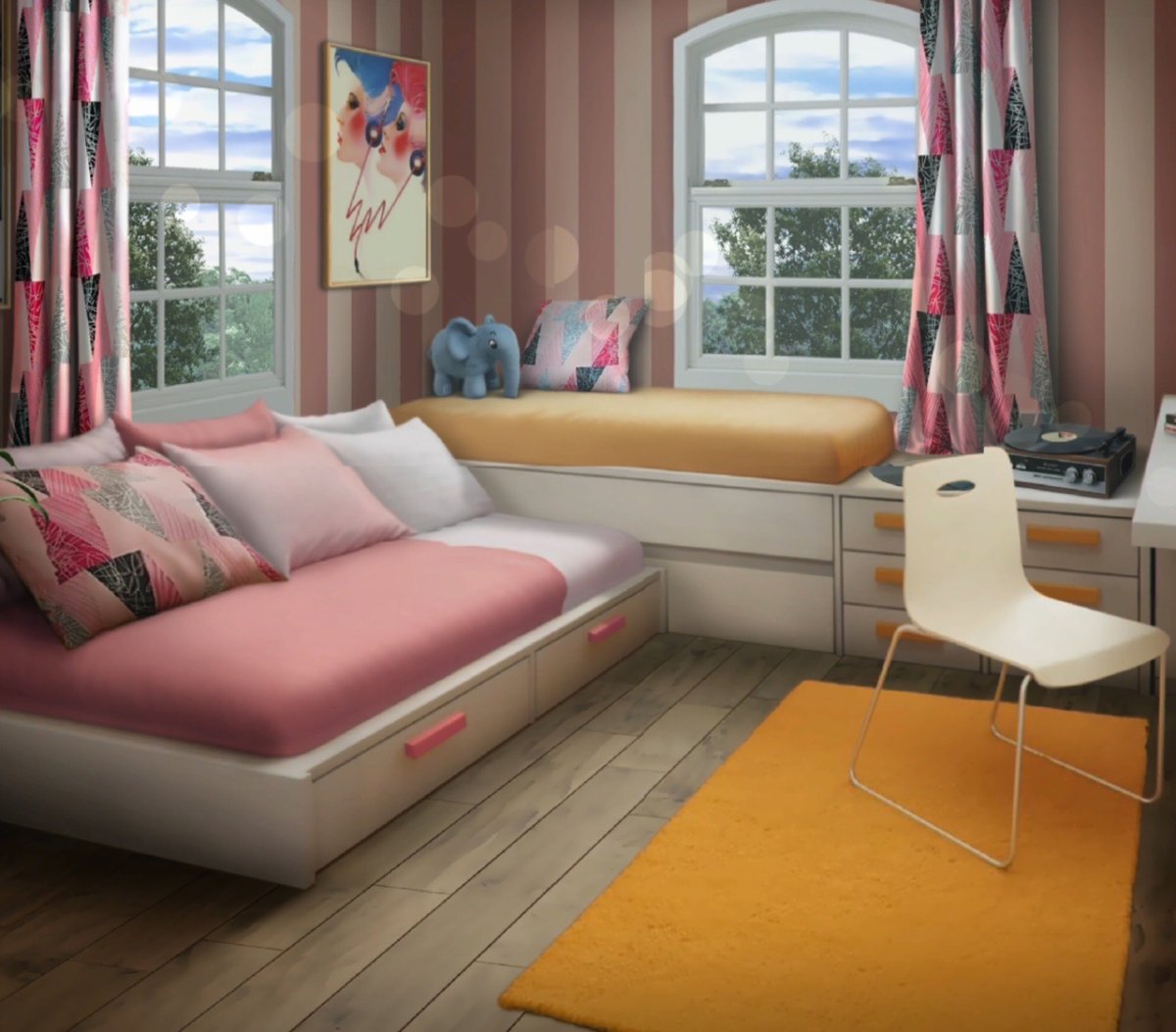 Спальня на даче