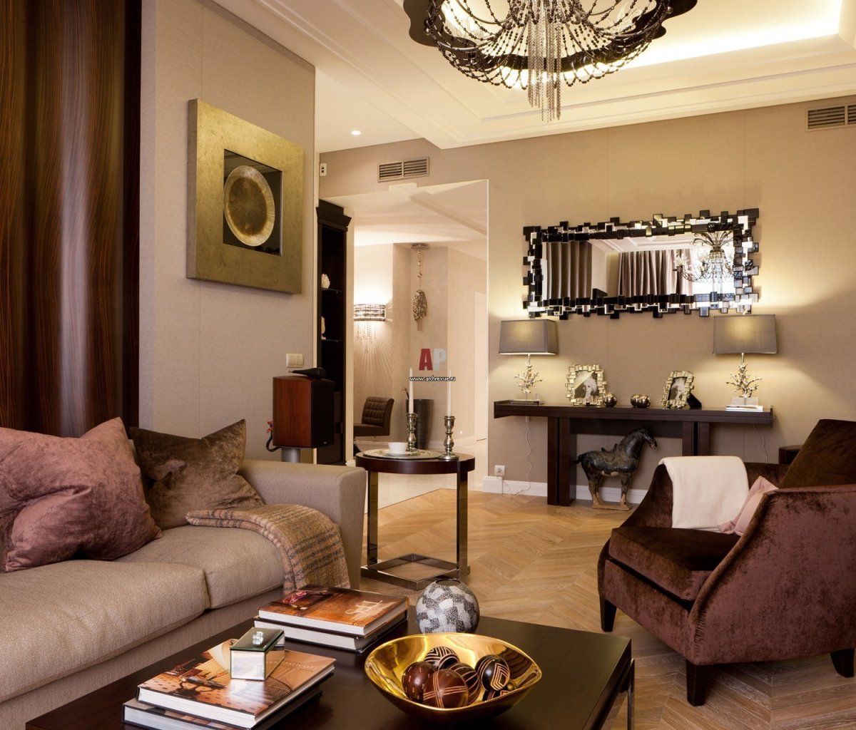 Гостиная в американском доме