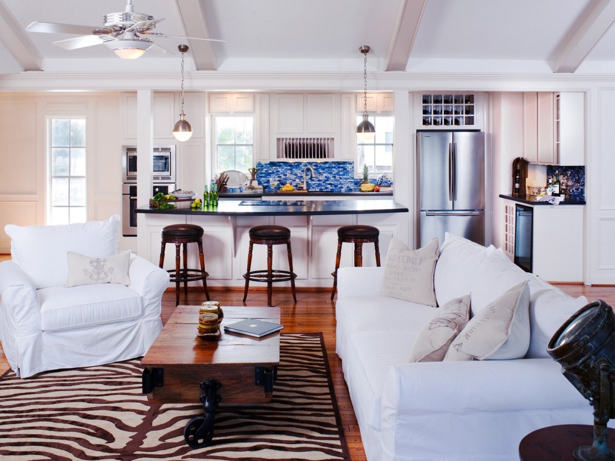 Уютный интерьер гостиной