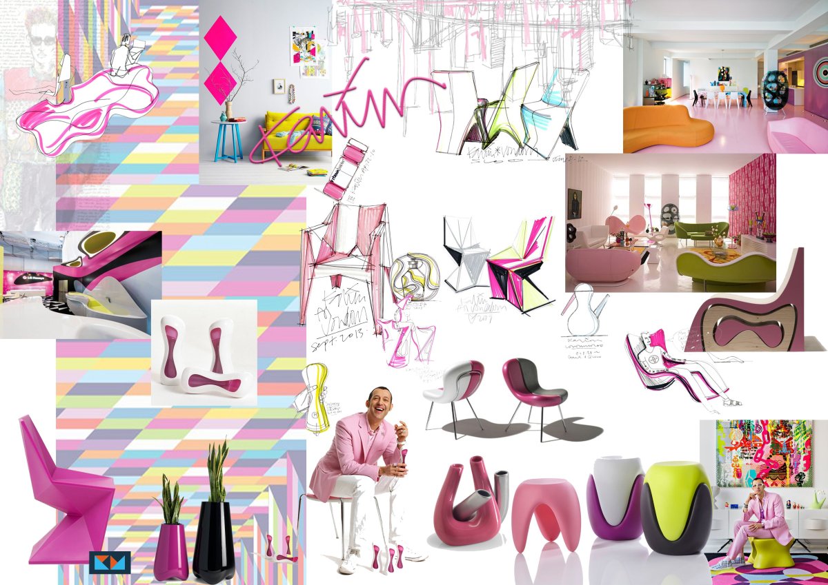 Композиции в стиле Карима Рашида