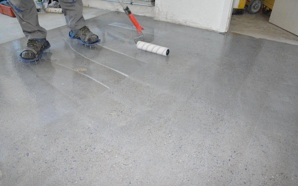 Железнение стяжки пола