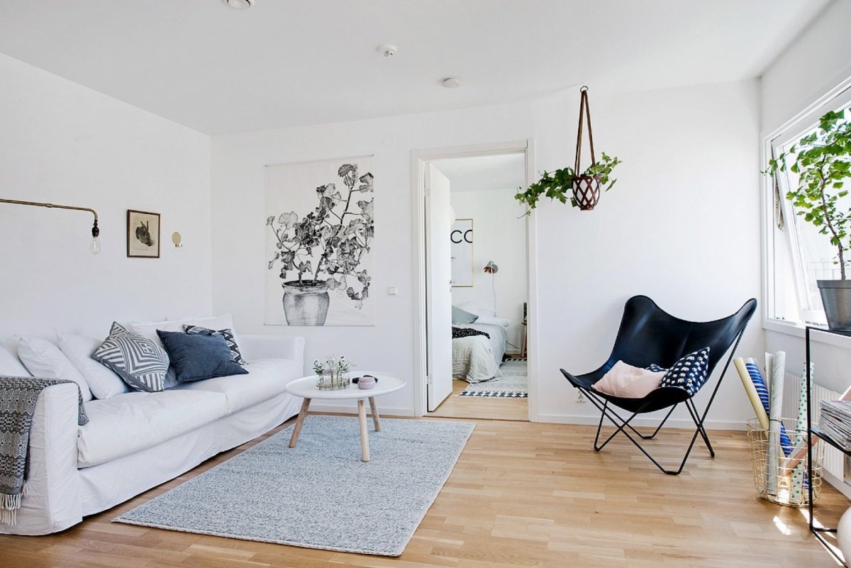 Цветы в скандинавском стиле