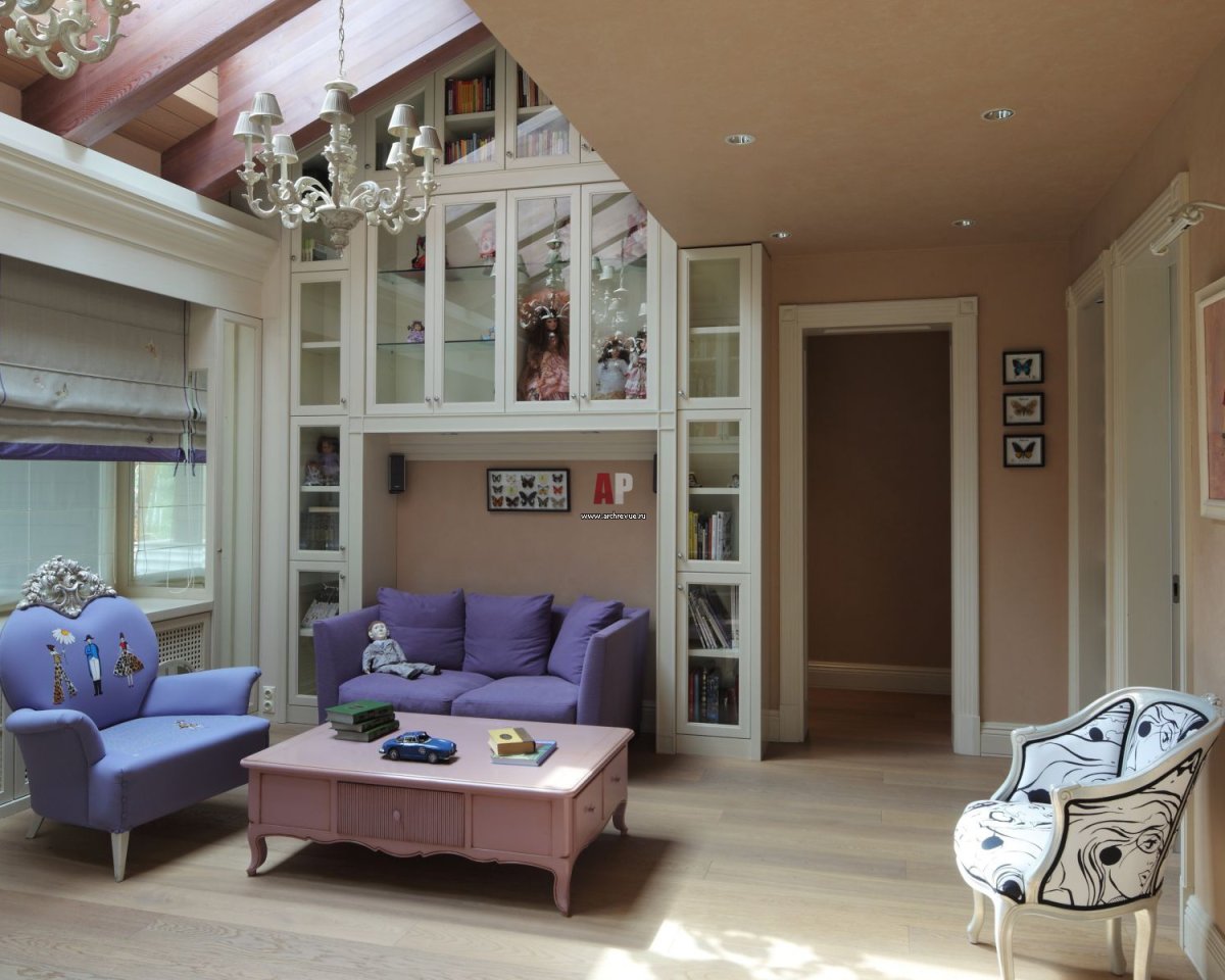 Гостиная с игровой зоной