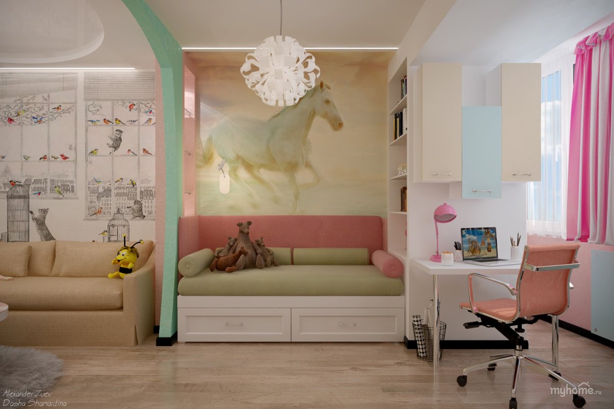 Интерьер детских игровых комнат