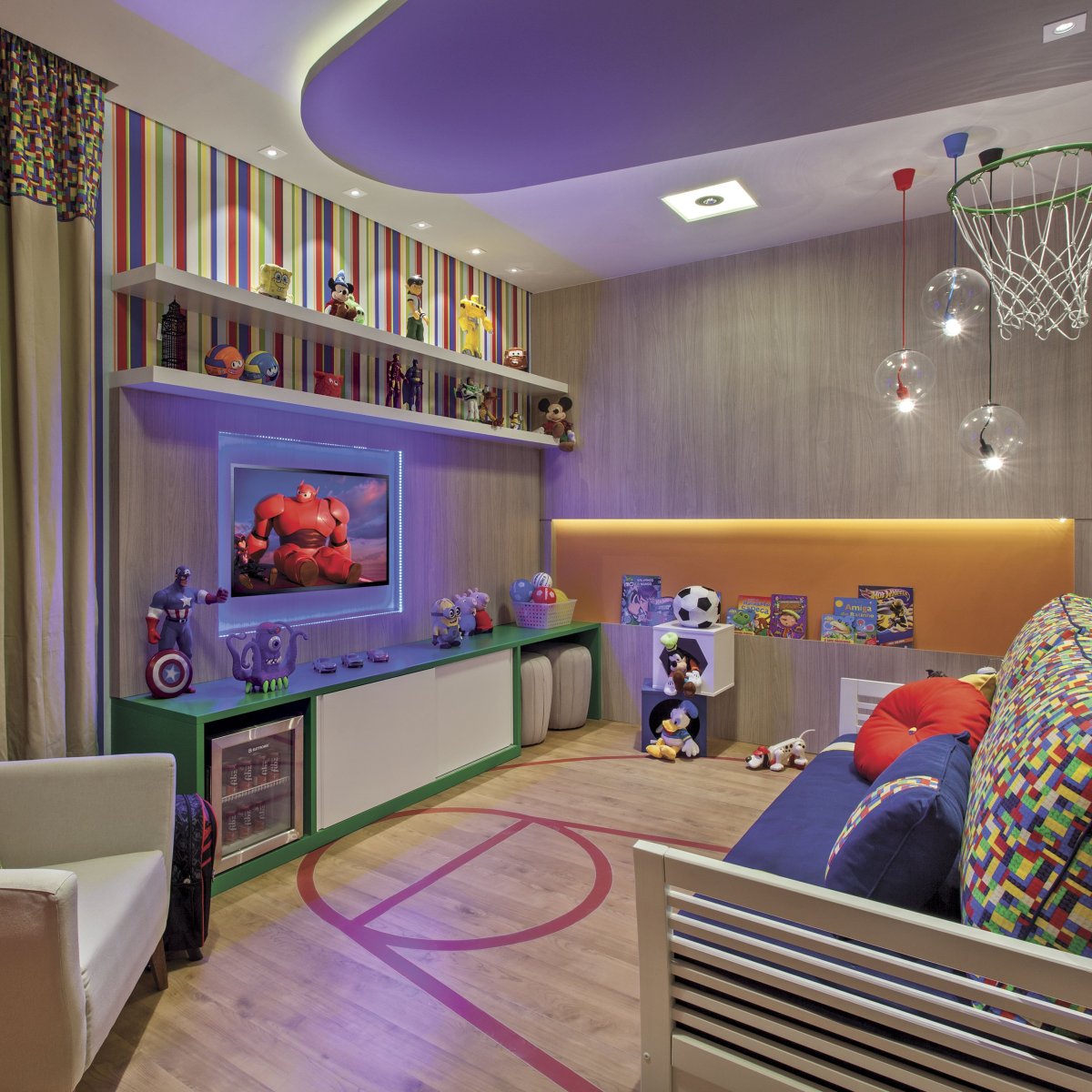 Интерьер детской в стиле эклектики