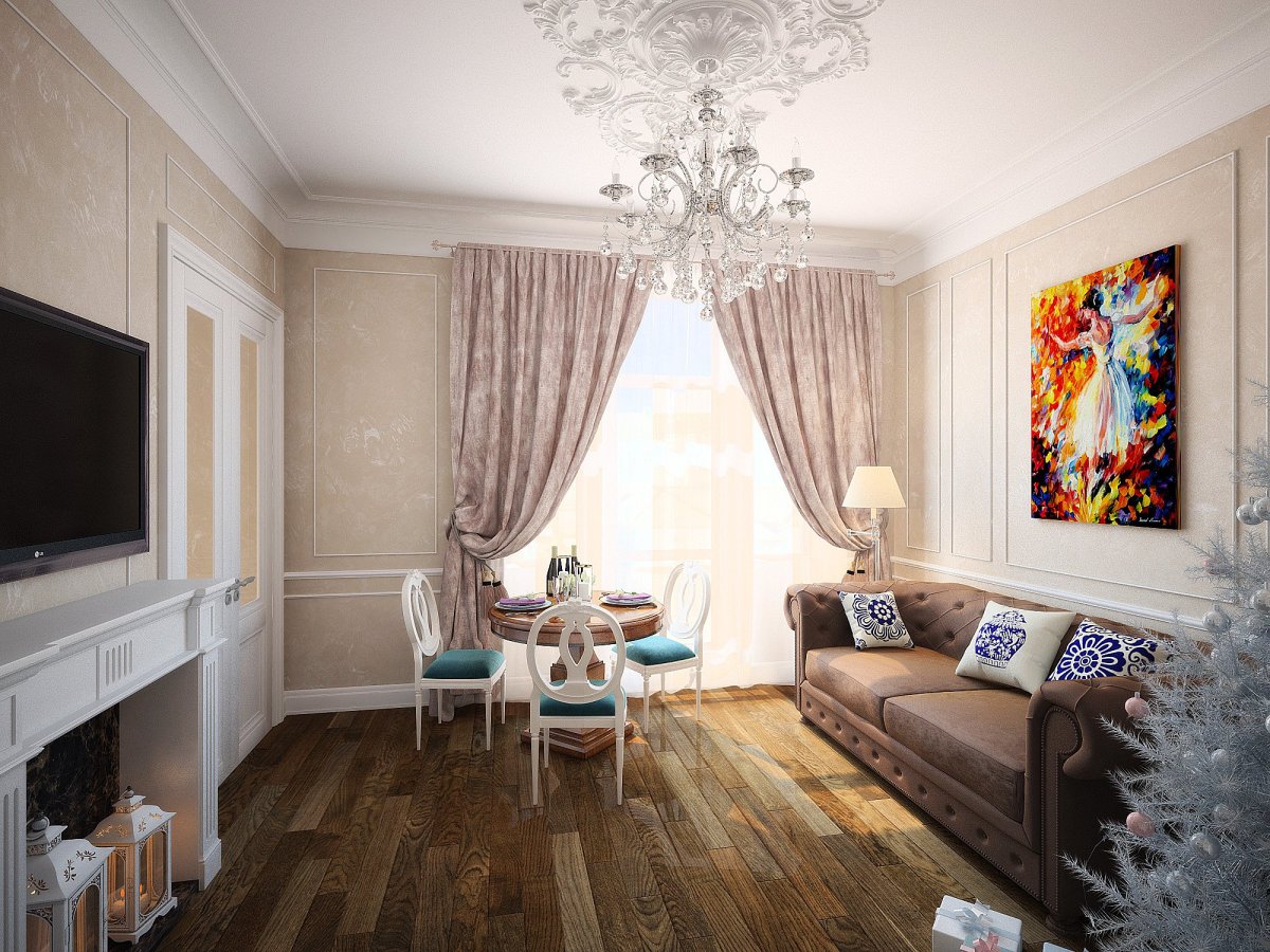 Сталинский Ампир в интерьере квартиры