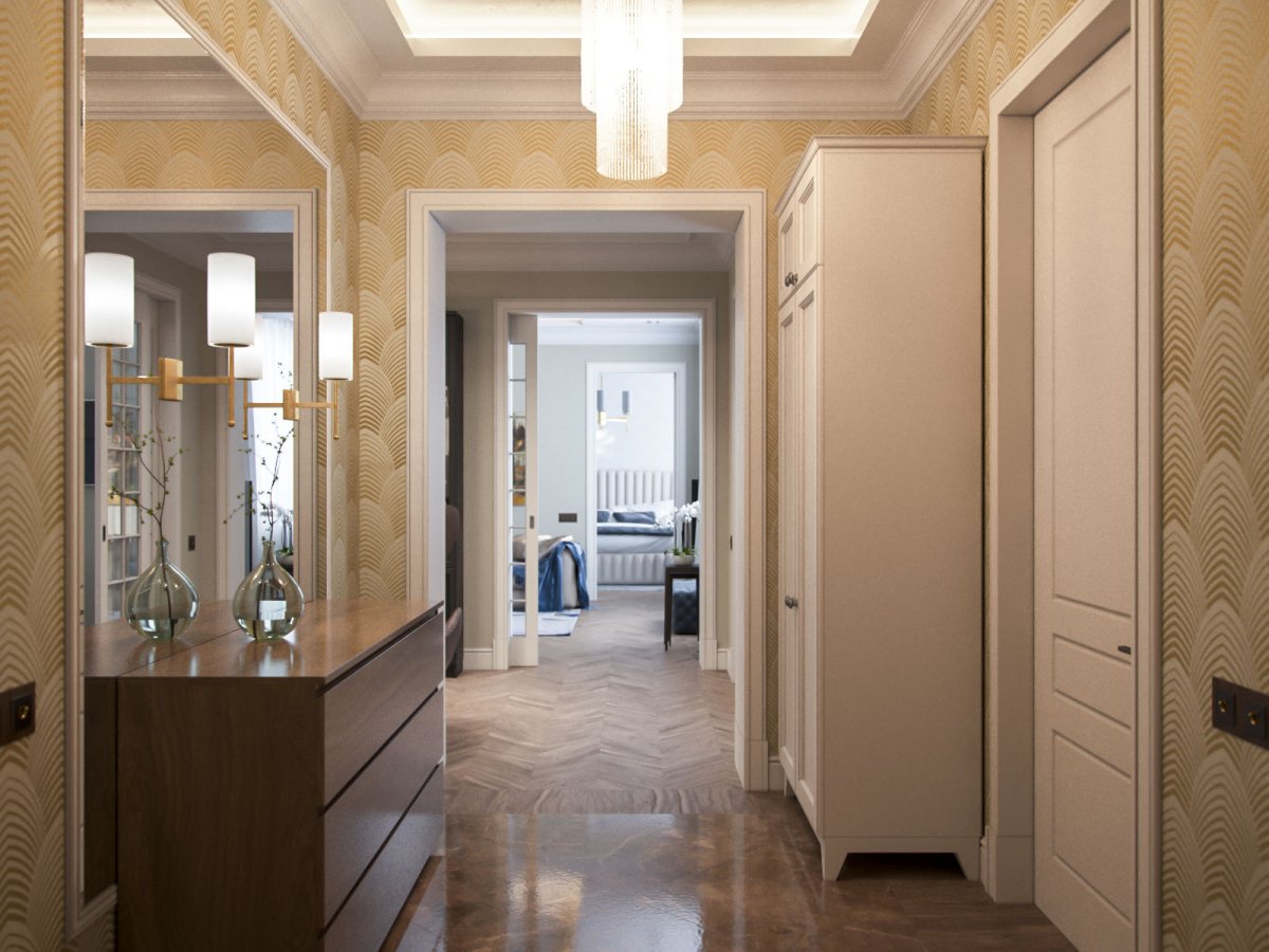 Гостиная сталинский Ампир