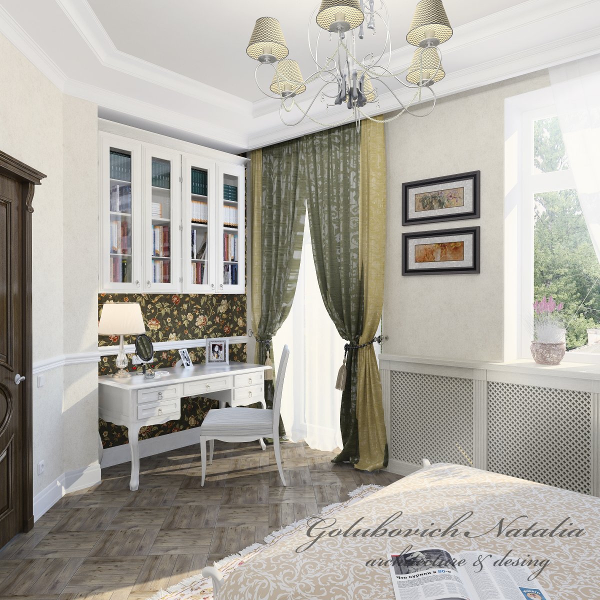 Интерьер гостиной в сталинке