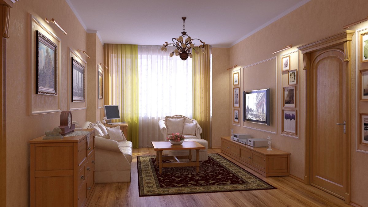 Интерьер прихожей в сталинке