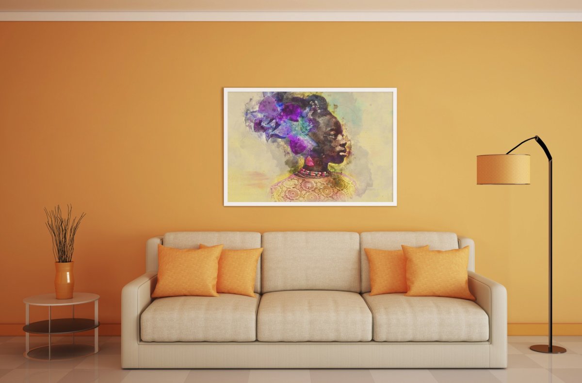 Интерьер комнаты с картиной